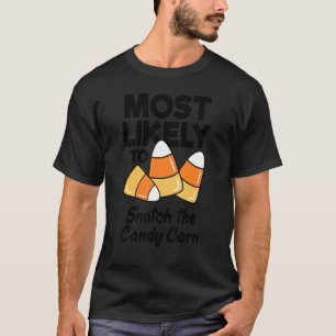 Am wahrscheinlichsten schnappen Candy Corn Boys Gi T-Shirt