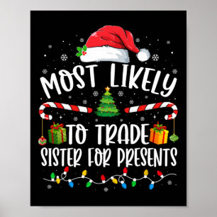Am Wahrscheinlichsten Schwester Gegen Geschenke Ta Poster