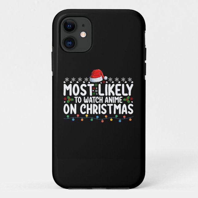 Am wahrscheinlichsten sieht man die Weihnachtsfami Case-Mate iPhone Hülle (Rückseite)