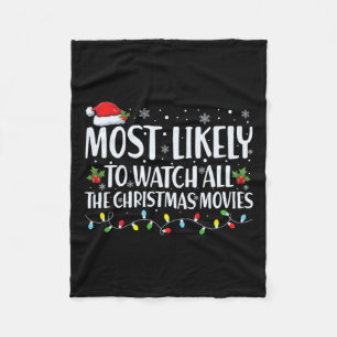 Am wahrscheinlichsten sind alle Weihnachtsfilme Ch Fleecedecke