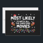 Am wahrscheinlichsten sind alle Weihnachtsfilme. Einladung<br><div class="desc">Am wahrscheinlichsten sind alle Weihnachtsfilme.</div>