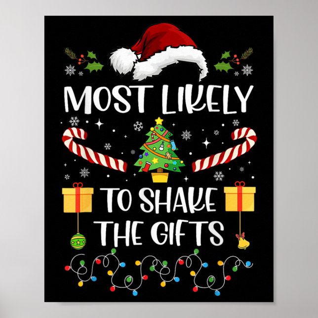 Am wahrscheinlichsten sind die Geschenke, die zu F Poster (Vorne)