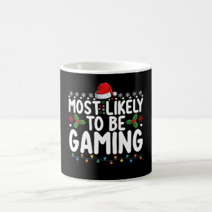 Am wahrscheinlichsten sind Video-Games-Gamer beim  Kaffeetasse