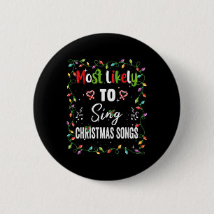 Am wahrscheinlichsten Singen Weihnachtslieder Fami Button