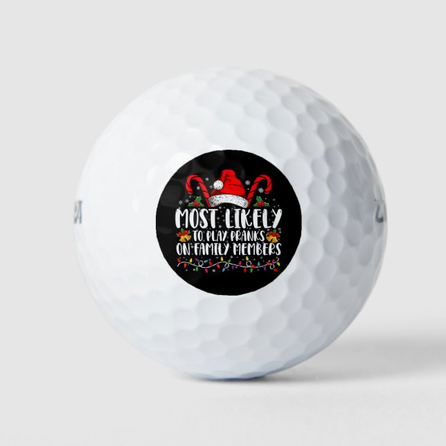 Am wahrscheinlichsten spielen Pranks auf der Crew  Golfball (Vorderseite)