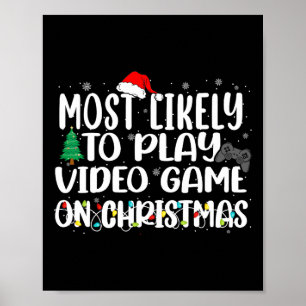 Am wahrscheinlichsten spielen Videospielfamilie Ma Poster