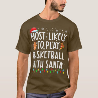 Am wahrscheinlichsten spielt Basketball mit der Sa T-Shirt