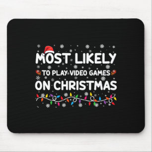 Am wahrscheinlichsten spielt er an Weihnachten Vid Mousepad
