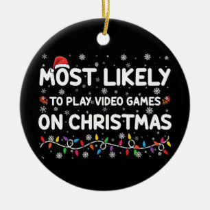 Am wahrscheinlichsten spielt man an Weihnachten Vi Keramik Ornament