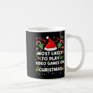 Am Wahrscheinlichsten spielt Video Game auf Pjs We Kaffeetasse
