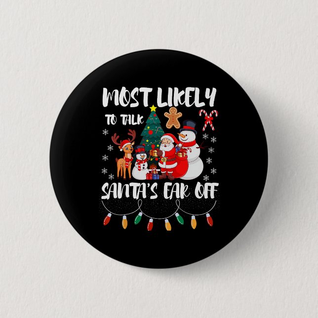 Am wahrscheinlichsten spricht Weihnachten von der  Button (Vorderseite)