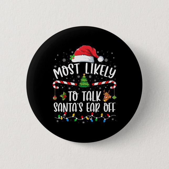 Am wahrscheinlichsten spricht Weihnachten von der  Button (Vorderseite)