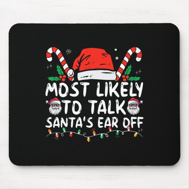Am wahrscheinlichsten spricht Weihnachten von der  Mousepad (Vorne)