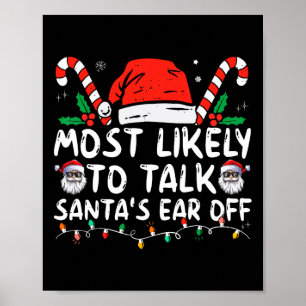 Am wahrscheinlichsten spricht Weihnachten von der Poster