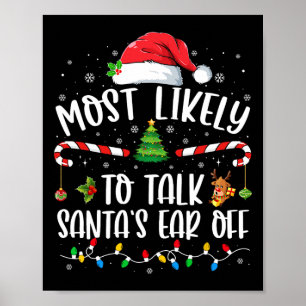 Am wahrscheinlichsten spricht Weihnachten von der Poster
