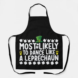 Am wahrscheinlichsten tanzt wie ein Leprechaun am  Schürze