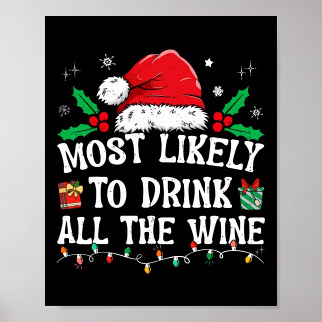 Am wahrscheinlichsten trinken alle Wein Familie Ma Poster (Vorne)