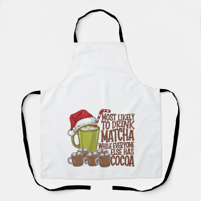 Am wahrscheinlichsten trinken Matcha und beobachte Schürze (Vorderseite)