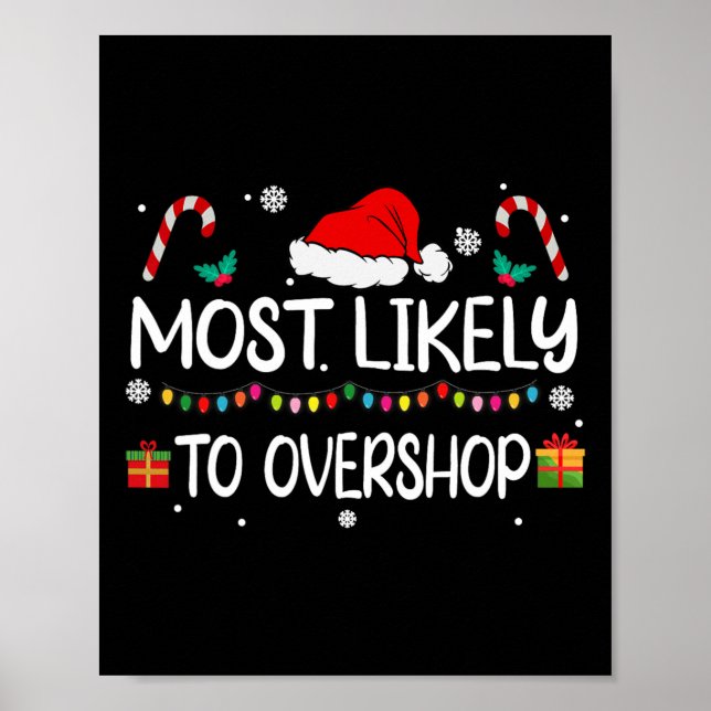 Am wahrscheinlichsten überladen Shopping Squad Fam Poster (Vorne)