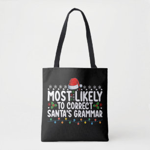 Am wahrscheinlichsten, um Santas Grammatik zu Weih