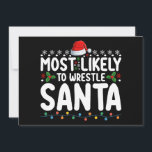 Am wahrscheinlichsten, um Weihnachts-Wrestling zu  Einladung<br><div class="desc">Am wahrscheinlichsten,  Weihnachts-Weihnachtsfeiertag zu kämpfen Wrestling</div>