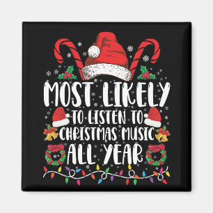Am Wahrscheinlichsten Weihnachten Das Ganze Jahr Ü Magnet