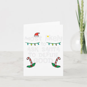 Am wahrscheinlichsten Weihnachten definieren gute  Karte