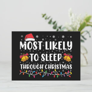 Am Wahrscheinlichsten Weihnachten im Familienkreis Einladung