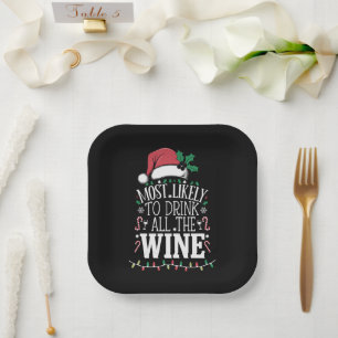 Am wahrscheinlichsten Weihnachten trinken die ganz Pappteller