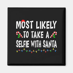 Am wahrscheinlichsten Weihnachten Xmas Pyjama Lust Magnet