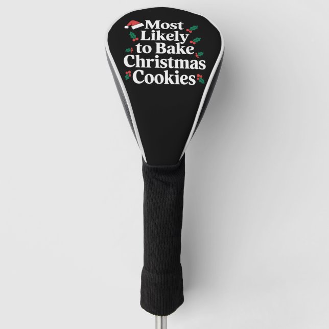 Am wahrscheinlichsten Weihnachts-Cookie-Familie ba Golf Headcover (Vorderseite)
