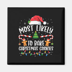 Am wahrscheinlichsten Weihnachts-Cookies Familie M Magnet