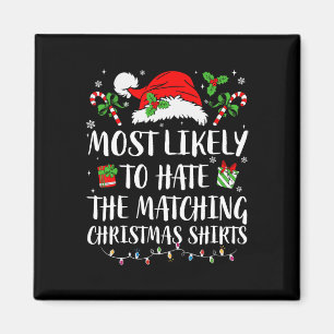 Am wahrscheinlichsten Weihnachts Matching Familie Magnet