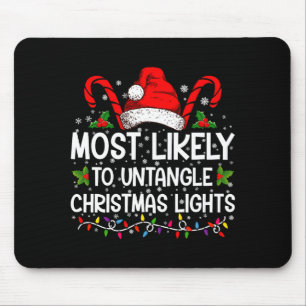 Am Wahrscheinlichsten Weihnachtsbeleuchtung Entwir Mousepad