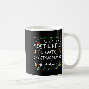 Am Wahrscheinlichsten Weihnachtsfilme Familie Chri Kaffeetasse