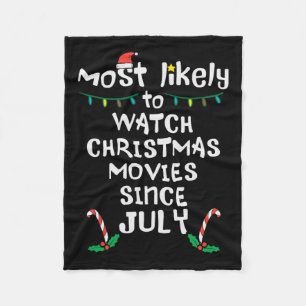 Am wahrscheinlichsten Weihnachtsfilme schauen Juli Fleecedecke