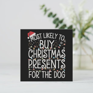 Am wahrscheinlichsten Weihnachtsgeschenke für den Feiertagskarte