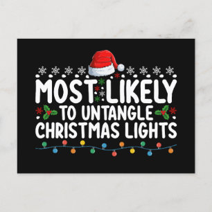 Am wahrscheinlichsten Weihnachtslicht entwirren Ur Postkarte