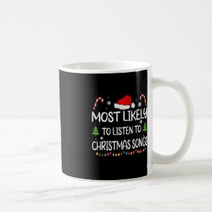 Am wahrscheinlichsten Weihnachtslieder Familie zuh Kaffeetasse