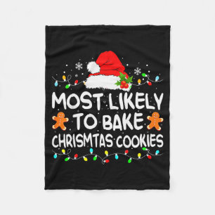 Am wahrscheinlichsten Weihnachtsplätzchen backen L Fleecedecke
