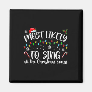 Am wahrscheinlichsten werden alle Weihnachtslieder Magnet