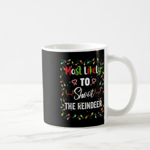 Am wahrscheinlichsten werden Rentierfamilien-Match Kaffeetasse