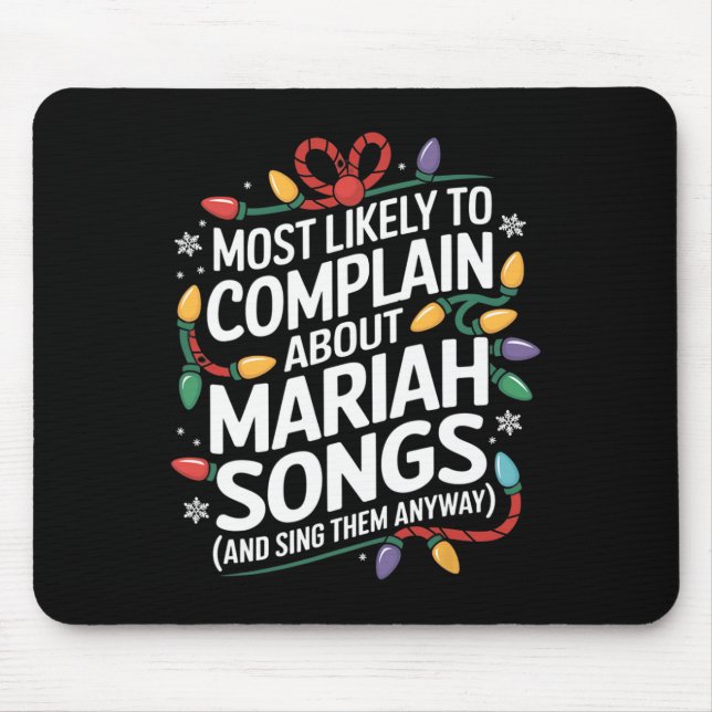 Am wahrscheinlichsten werden Songs der Matching Fa Mousepad (Vorne)