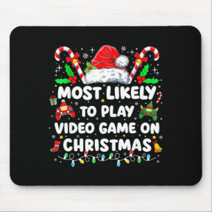 Am Wahrscheinlichsten Werden Videospiele An Weihna Mousepad