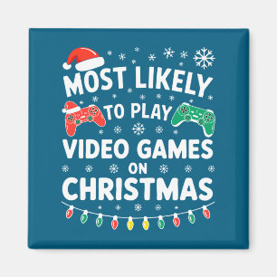 Am Wahrscheinlichsten Wird An Weihnachten Videospi Magnet