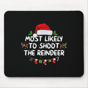Am wahrscheinlichsten wird das Rentier Weihnachten Mousepad