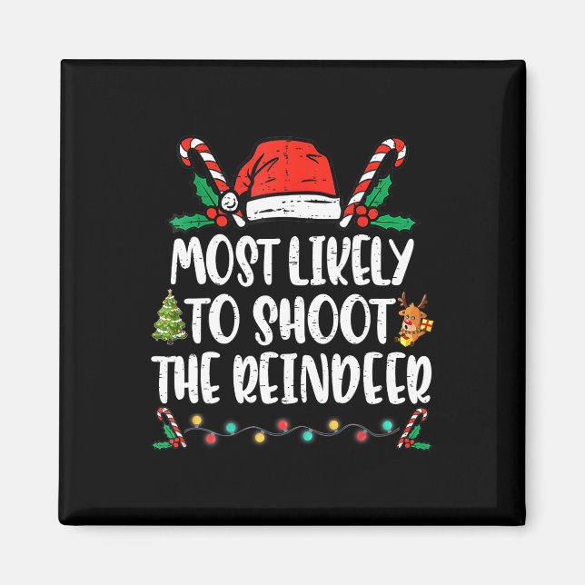 Am wahrscheinlichsten wird das Weihnachten der Ren Magnet (Vorne)