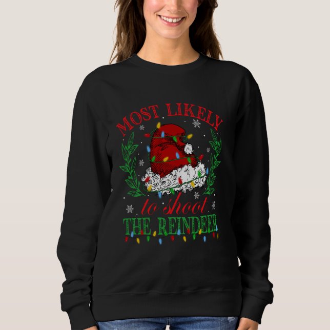 Am wahrscheinlichsten wird das Weihnachten der Ren Sweatshirt (Vorderseite)