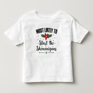 Am wahrscheinlichsten wird das Weihnachts-Schabern Kleinkind T-shirt