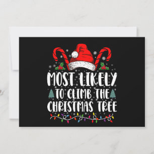 Am wahrscheinlichsten wird das Weihnachtsfest des  Einladung